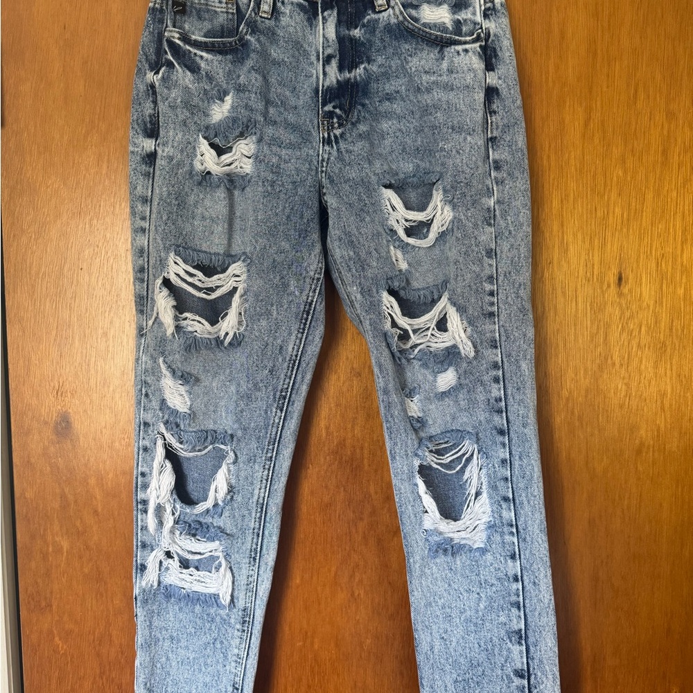 KanCan AMY HIGH RISE MOM FIT jeans